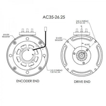 Load image into Gallery viewer, HPEVS AC-34 Brushless AC Motor Kit - 96V-108V with Curtis 1238SE-7971 Controller - Motor & Controllers - CanEV Industrial Electric Vehicles and Consumers Parts